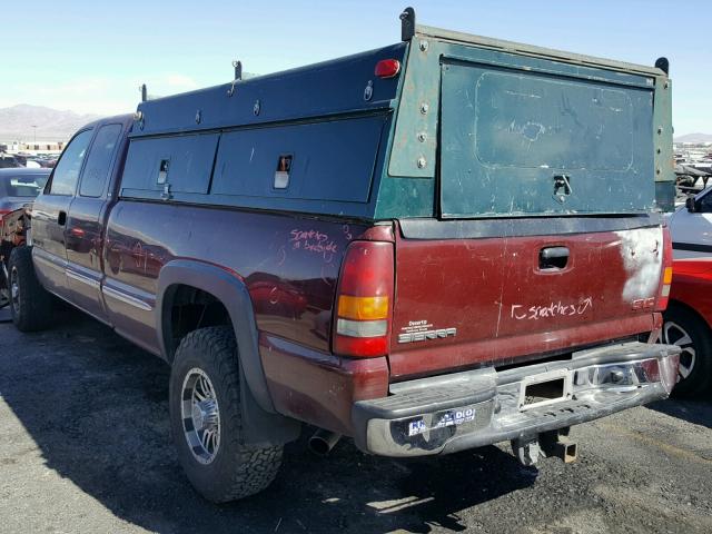 1GTHC29G21E338025 - 2001 GMC SIERRA C25 RED photo 3