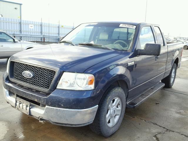 1FTPX12534NB53747 - 2004 FORD F150 BLUE photo 2