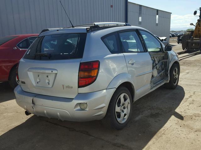 5Y2SL66885Z419569 - 2005 PONTIAC VIBE SILVER photo 4