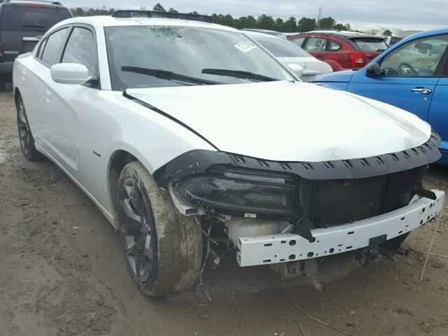 2C3CDXCTXFH784664 - 2015 DODGE CHARGER R/ WHITE photo 1