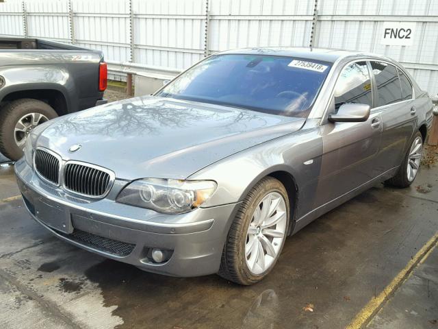 WBAHN83568DT84426 - 2008 BMW 750 LI GRAY photo 2