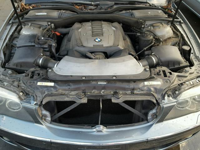 WBAHN83568DT84426 - 2008 BMW 750 LI GRAY photo 7