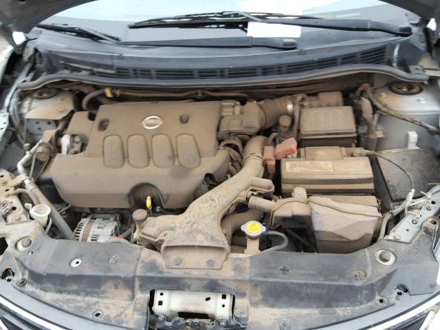 3N1BC1AP3AL409229 - 2010 NISSAN VERSA S SILVER photo 7