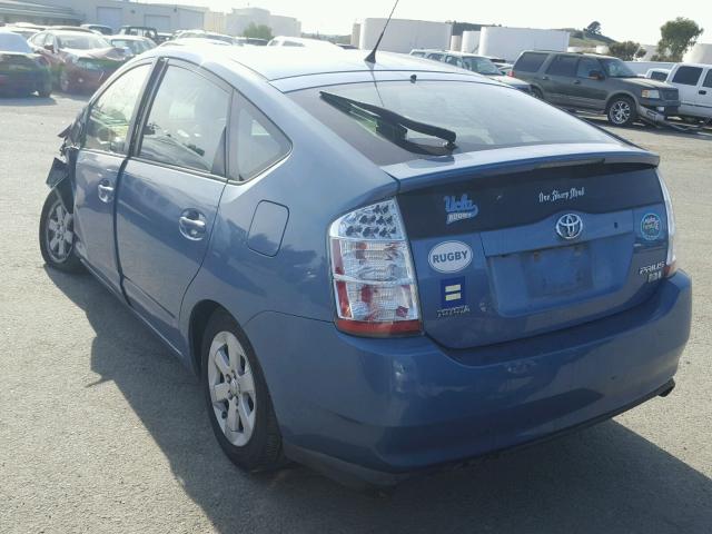 JTDKB20U677628731 - 2007 TOYOTA PRIUS BLUE photo 3