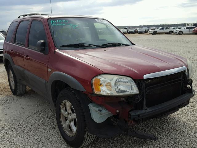 4F2YZ02Z36KM29294 - 2006 MAZDA TRIBUTE I RED photo 1