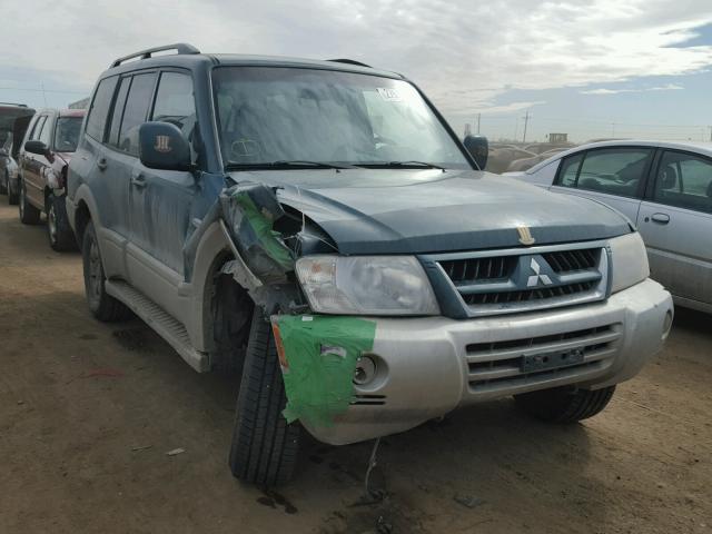 JA4MW51S74J009270 - 2004 MITSUBISHI MONTERO LI GREEN photo 1