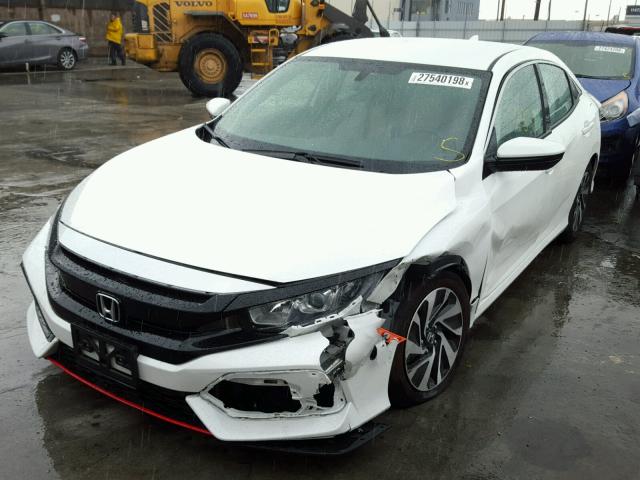 SHHFK7H25HU417189 - 2017 HONDA CIVIC LX WHITE photo 2