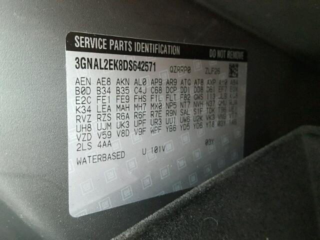 3GNAL2EK8DS642571 - 2013 CHEVROLET CAPTIVA LS 蓝色 照片 10