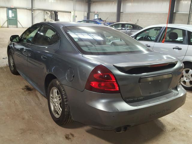 2G2WP522941357208 - 2004 PONTIAC GRAND PRIX GRAY photo 3