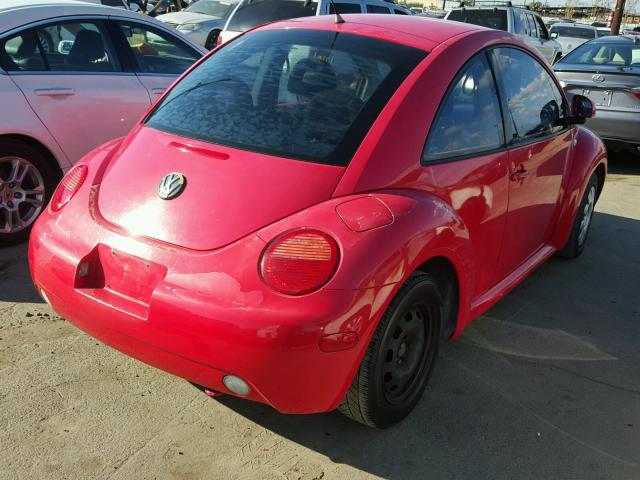 3VWBC21C2XM453836 - 1999 VOLKSWAGEN NEW BEETLE RED photo 4