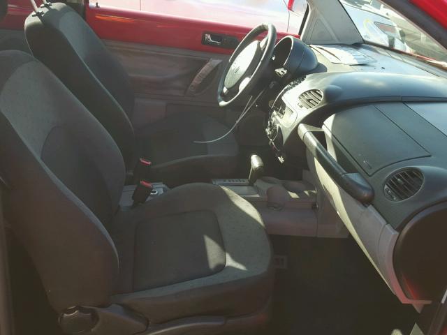 3VWBC21C2XM453836 - 1999 VOLKSWAGEN NEW BEETLE 红色 照片 5