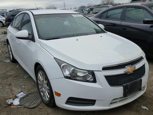 1G1PJ5SC7C7188889 - 2012 CHEVROLET CRUZE ECO WHITE photo 1