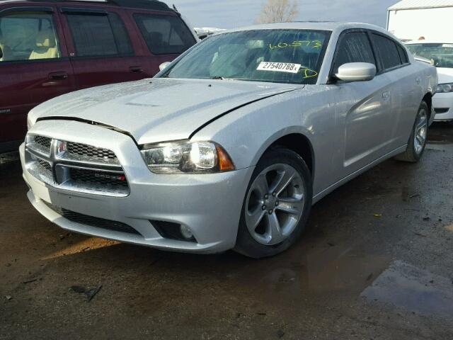 2C3CDXHG9CH290366 - 2012 DODGE CHARGER SX SILVER photo 2