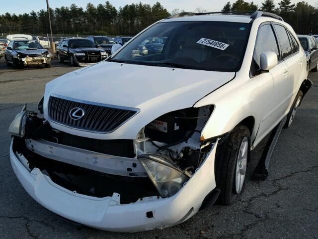 2T2HA31U15C080677 - 2005 LEXUS RX 330 WHITE photo 2