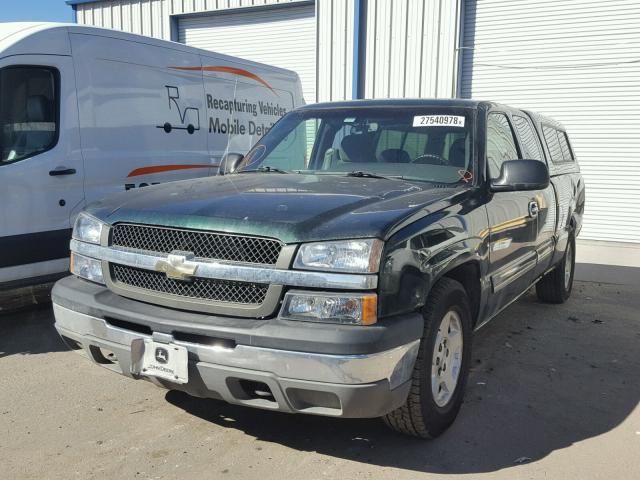 2GCEC19V331108932 - 2003 CHEVROLET SILVERADO GREEN photo 2