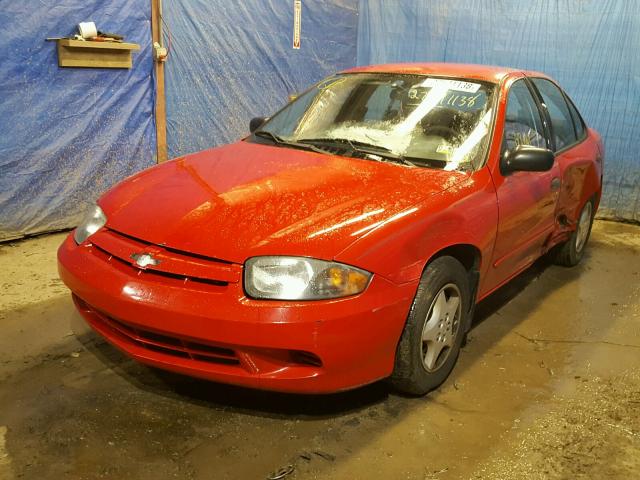 1G1JC52F957161996 - 2005 CHEVROLET CAVALIER RED photo 2