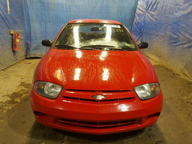 1G1JC52F957161996 - 2005 CHEVROLET CAVALIER RED photo 9