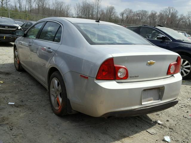 1G1ZB5EB0AF316496 - 2010 CHEVROLET MALIBU LS Gümüş foto 3