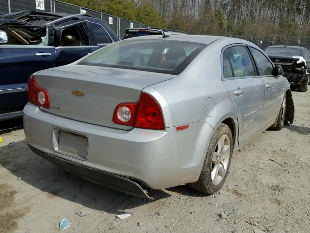 1G1ZB5EB0AF316496 - 2010 CHEVROLET MALIBU LS Gümüş foto 4
