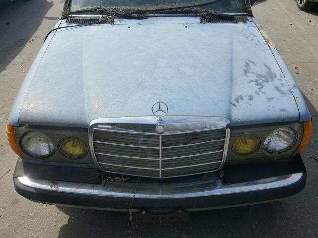 WDBAB23A7BB274848 - 1981 MERCEDES-BENZ 240 D BLUE photo 7