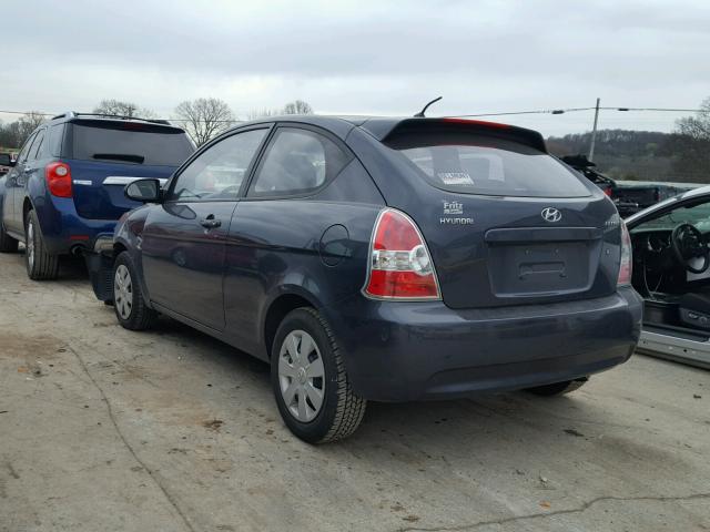 KMHCM36CX7U054439 - 2007 HYUNDAI ACCENT GS GRAY photo 3