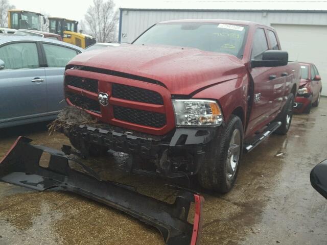 1C6RR7FT2DS724670 - 2013 RAM 1500 ST RED photo 2