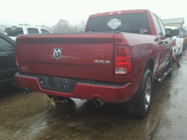 1C6RR7FT2DS724670 - 2013 RAM 1500 ST RED photo 4