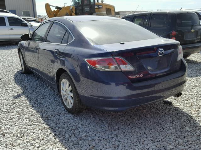 1YVHZ8CH2B5M25891 - 2011 MAZDA 6 I BLUE photo 3