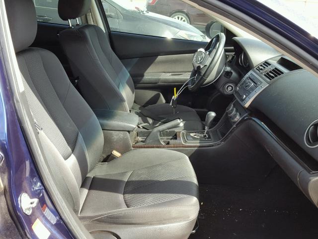 1YVHZ8CH2B5M25891 - 2011 MAZDA 6 I BLUE photo 5