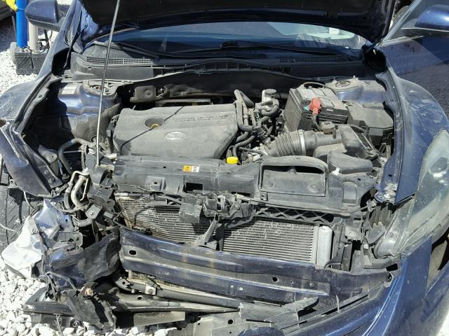 1YVHZ8CH2B5M25891 - 2011 MAZDA 6 I BLUE photo 7