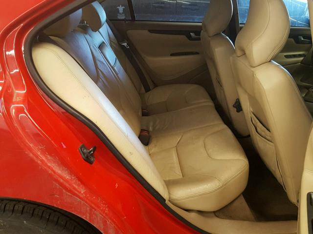 YV1RS61R612084665 - 2001 VOLVO S60 RED photo 6