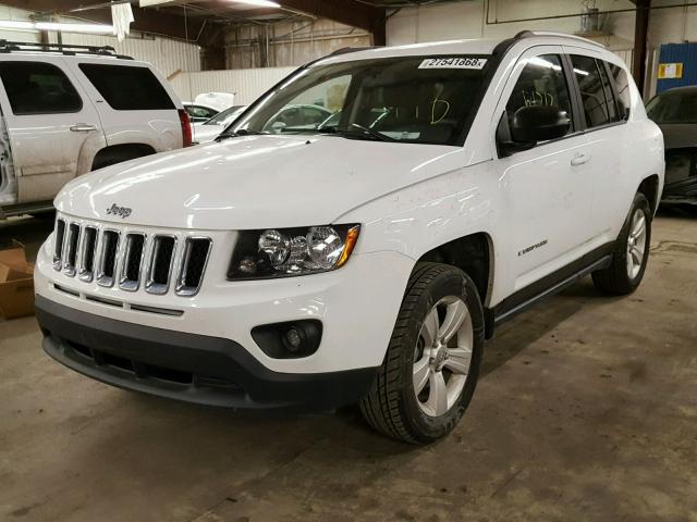 1C4NJDBB4FD240338 - 2015 JEEP COMPASS SP WHITE photo 2