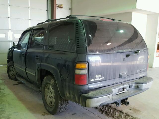 1GNEK13TX5J150914 - 2005 CHEVROLET TAHOE K150 BLUE photo 3