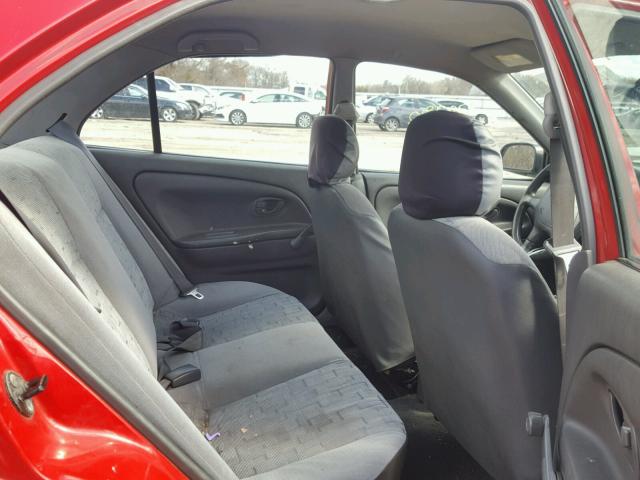 JA3AY26A9WU011796 - 1998 MITSUBISHI MIRAGE DE RED photo 6