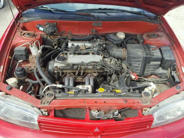 JA3AY26A9WU011796 - 1998 MITSUBISHI MIRAGE DE RED photo 7