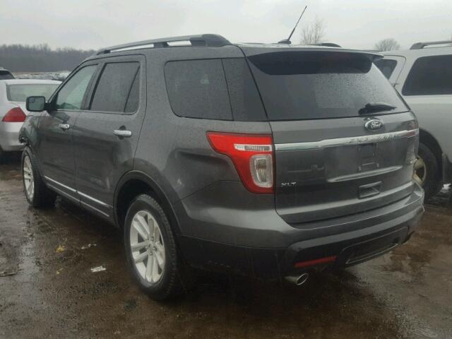 1FM5K7D82FGA71463 - 2015 FORD EXPLORER X CHARCOAL photo 3