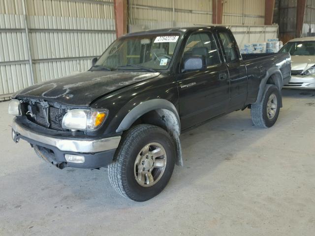 5TESM92NX1Z839181 - 2001 TOYOTA TACOMA XTR BLACK photo 2