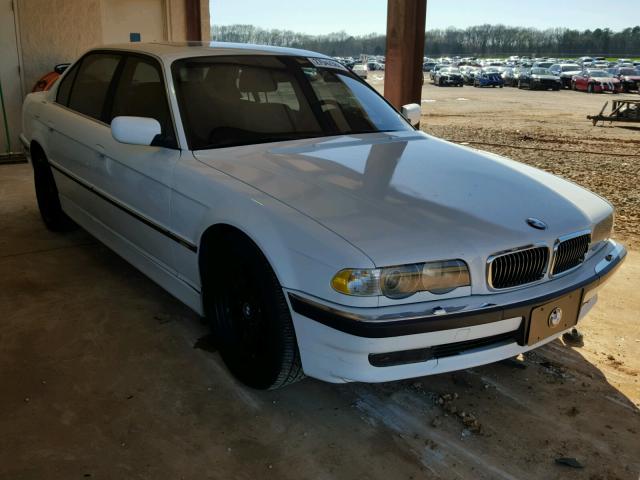 WBAGH83491DP24085 - 2001 BMW 740 IL WHITE photo 1