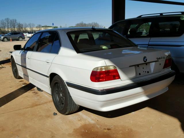 WBAGH83491DP24085 - 2001 BMW 740 IL WHITE photo 3