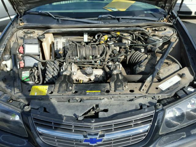 2G1WH52K539144967 - 2003 CHEVROLET IMPALA LS BLACK photo 7