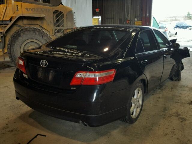 4T1BE46K69U277165 - 2009 TOYOTA CAMRY BASE BLACK photo 4