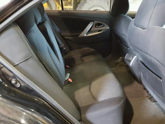 4T1BE46K69U277165 - 2009 TOYOTA CAMRY BASE BLACK photo 6