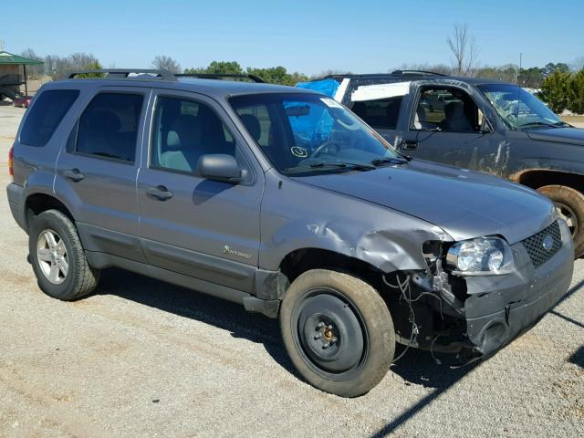 1FMCU49H37KB25358 - 2007 FORD ESCAPE HEV GRAY photo 1