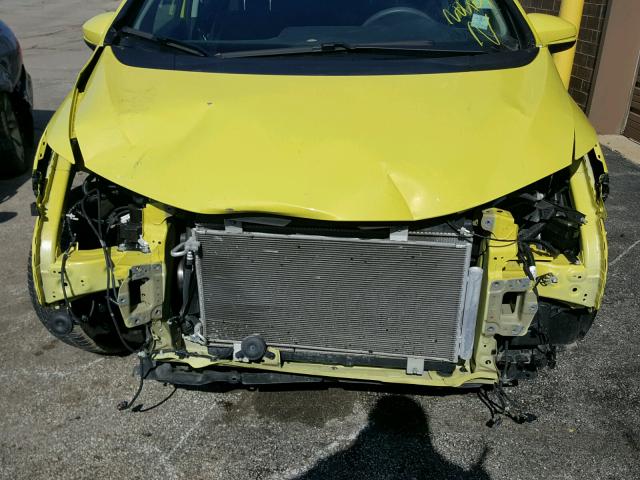 3HGGK5H88FM750785 - 2015 HONDA FIT EX YELLOW photo 9