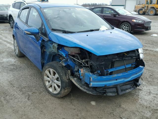 3FADP4EJ7DM153103 - 2013 FORD FIESTA SE BLUE photo 1