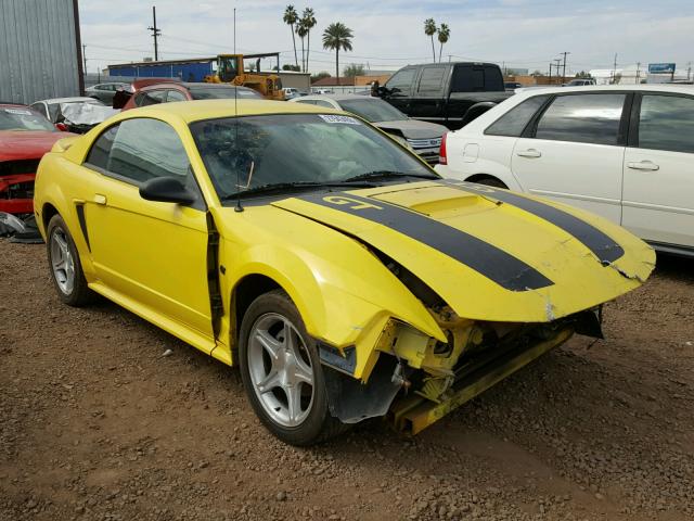 1FAFP42X1YF259134 - 2000 FORD MUSTANG GT YELLOW photo 1