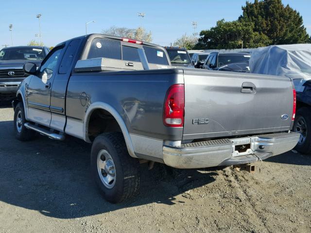 1FTRX18L82NA86672 - 2002 FORD F150 GRAY photo 3