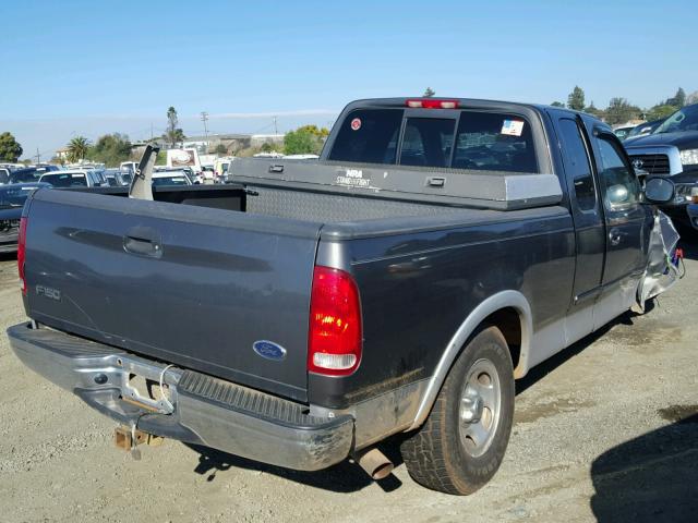 1FTRX18L82NA86672 - 2002 FORD F150 GRAY photo 4