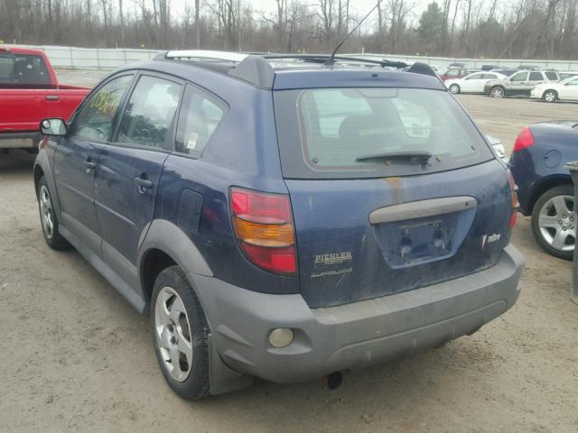 5Y2SM62874Z459112 - 2004 PONTIAC VIBE BLUE photo 3