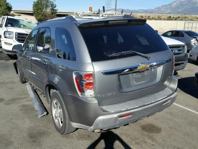 2CNDL63F966074623 - 2006 CHEVROLET EQUINOX LT SILVER photo 3